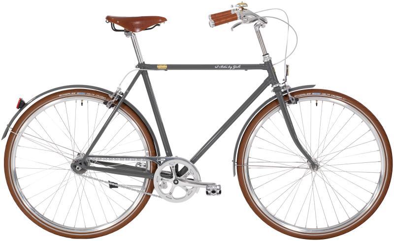 8g Herre Fælgbremse 2023 Grå fra Bike By Gubi