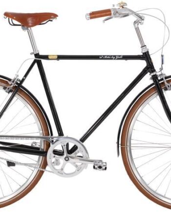 8g Herre Fælgbremse 2023 - Sort fra Bike By Gubi