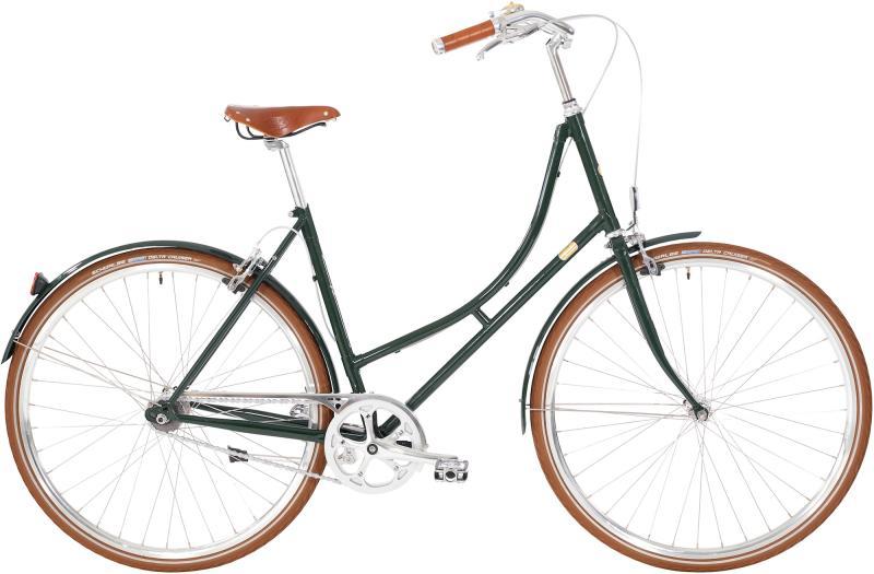 8g Grøn Dame Fælgbremse 2023 fra Bike By Gubi