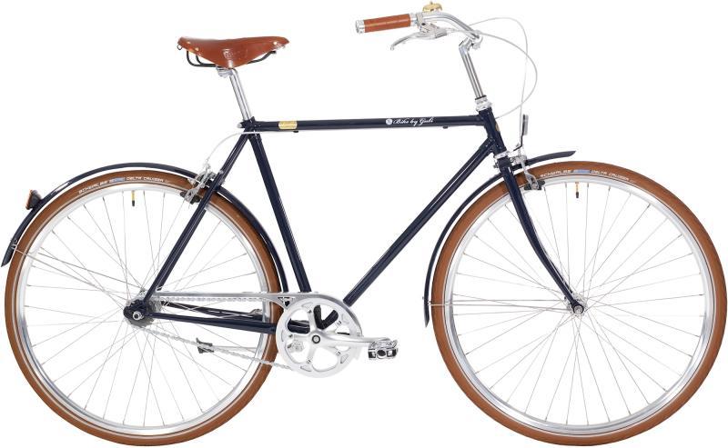 8g Herre Fælgbremse 2023 - Mørkeblå fra Bike By Gubi